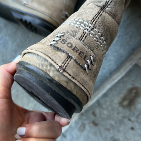 Sorel Cate The Great Boot in Stone 9 - Picture 6 of 14